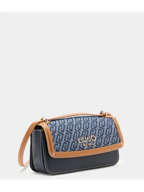 Small jacquard denim shoulder bag Liu Jo | AA6073T379A.94024
